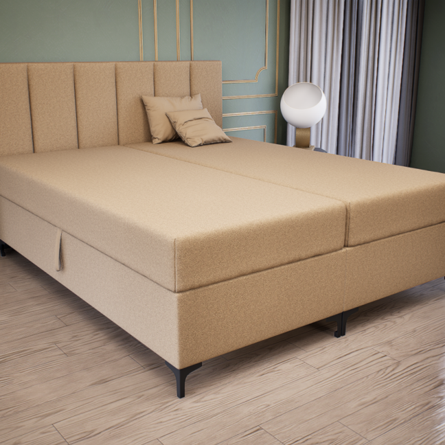 Regalio Boxspring Franciaágy (Bézs) modern