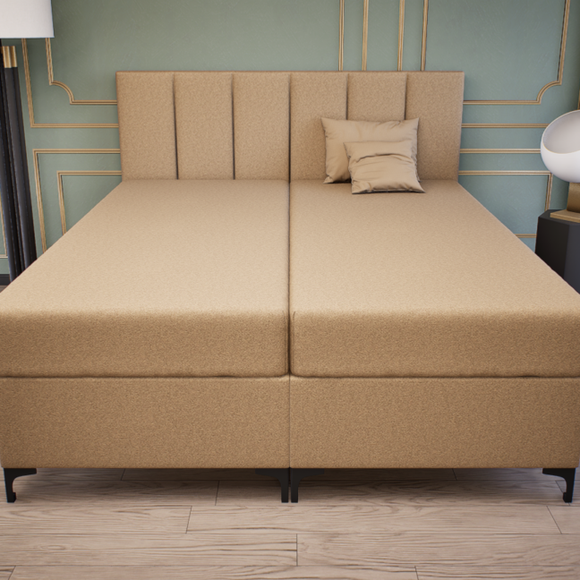 Regalio Boxspring Franciaágy (Bézs) modern