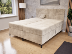 Verano Boxspring Franciaágy (Bézs) modern
