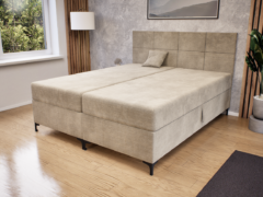 Verano Boxspring Franciaágy (Barna) modern