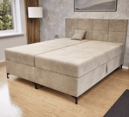 Verano Boxspring Franciaágy (Barna) modern