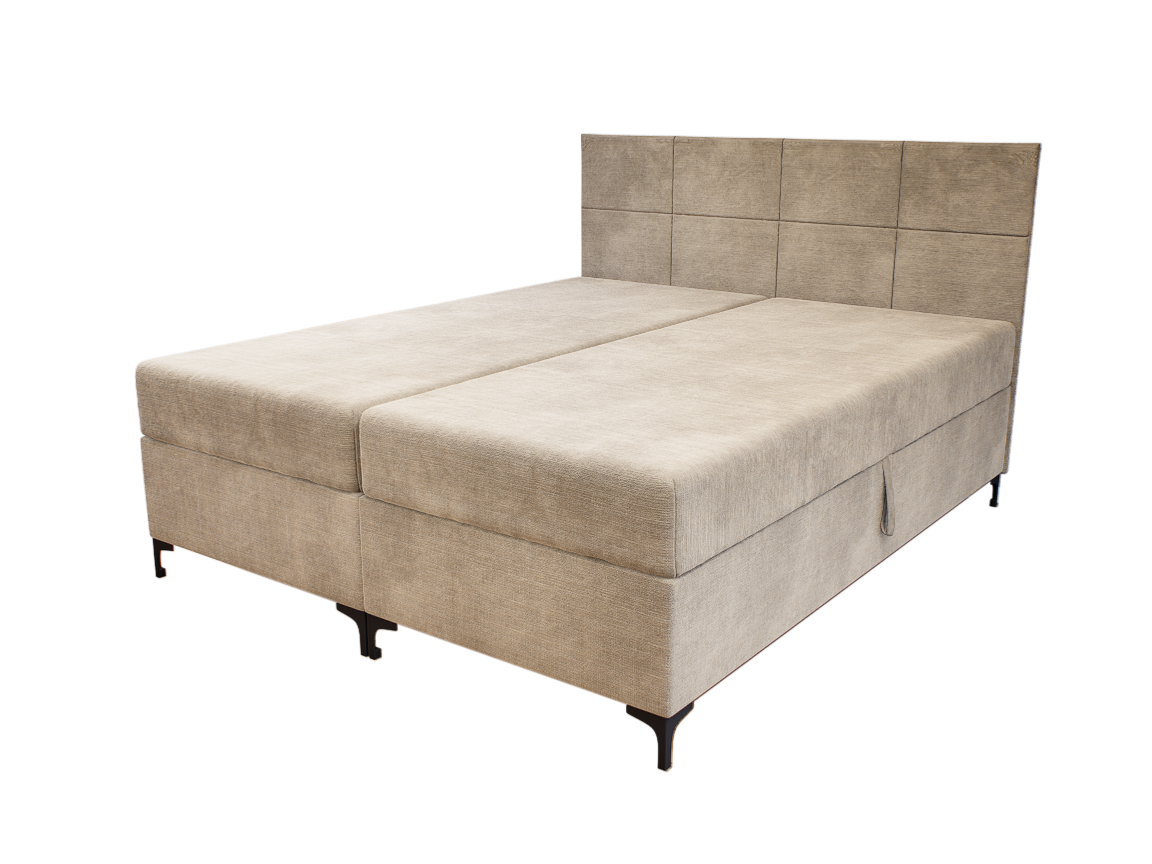 Verano Boxspring Franciaágy (Barna) modern