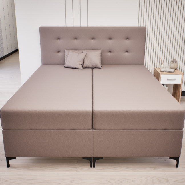 Altivo Boxspring Franciaágy (Barna) modern