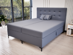 Altivo Boxspring Franciaágy (Sötétszürke) modern