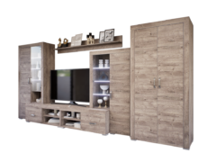 Luxara I. szekrénysor (Gotland) 2 ajtós ruhás elemmel modern