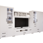 Altis szekrénysor (Fehér) 2 ajtós ruhás elemmel modern