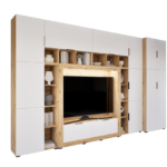 Skyeva szekrénysor (Artisan-Fehér) 2 ajtós ruhás elemmel modern