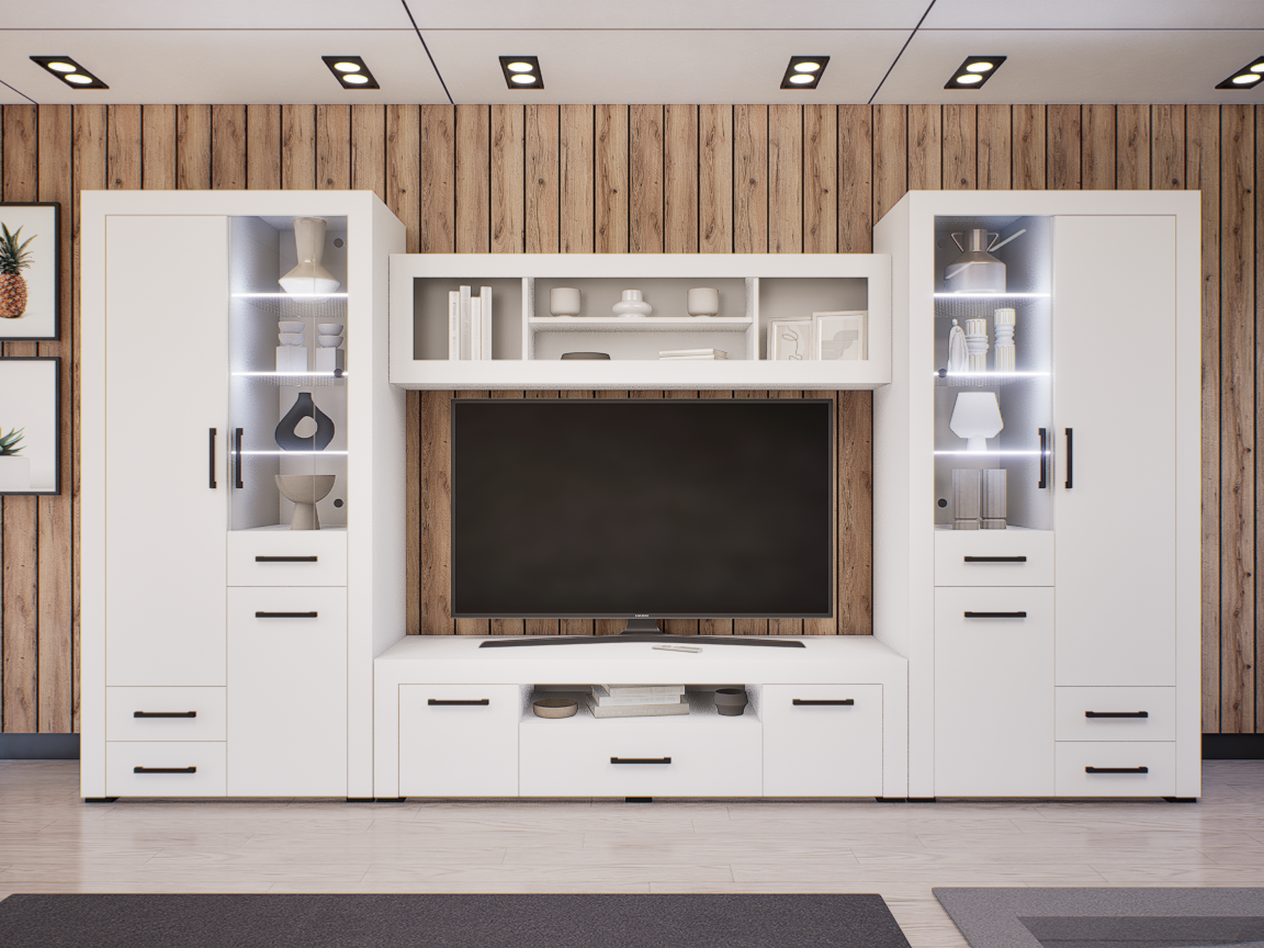 Altis szekrénysor (Fehér) modern