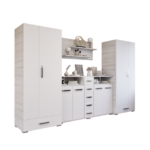 Eterna szekrénysor (Hófehér kőris-Fehér) modern