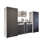 Eterna szekrénysor (Hófehér kőris-Antracit) modern