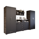 Eterna szekrénysor (Concordia-Antracit) modern