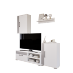 Levora szekrénysor (Fehér-Láva szürke) modern