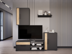 Levora szekrénysor (Antracit-Artisan) modern