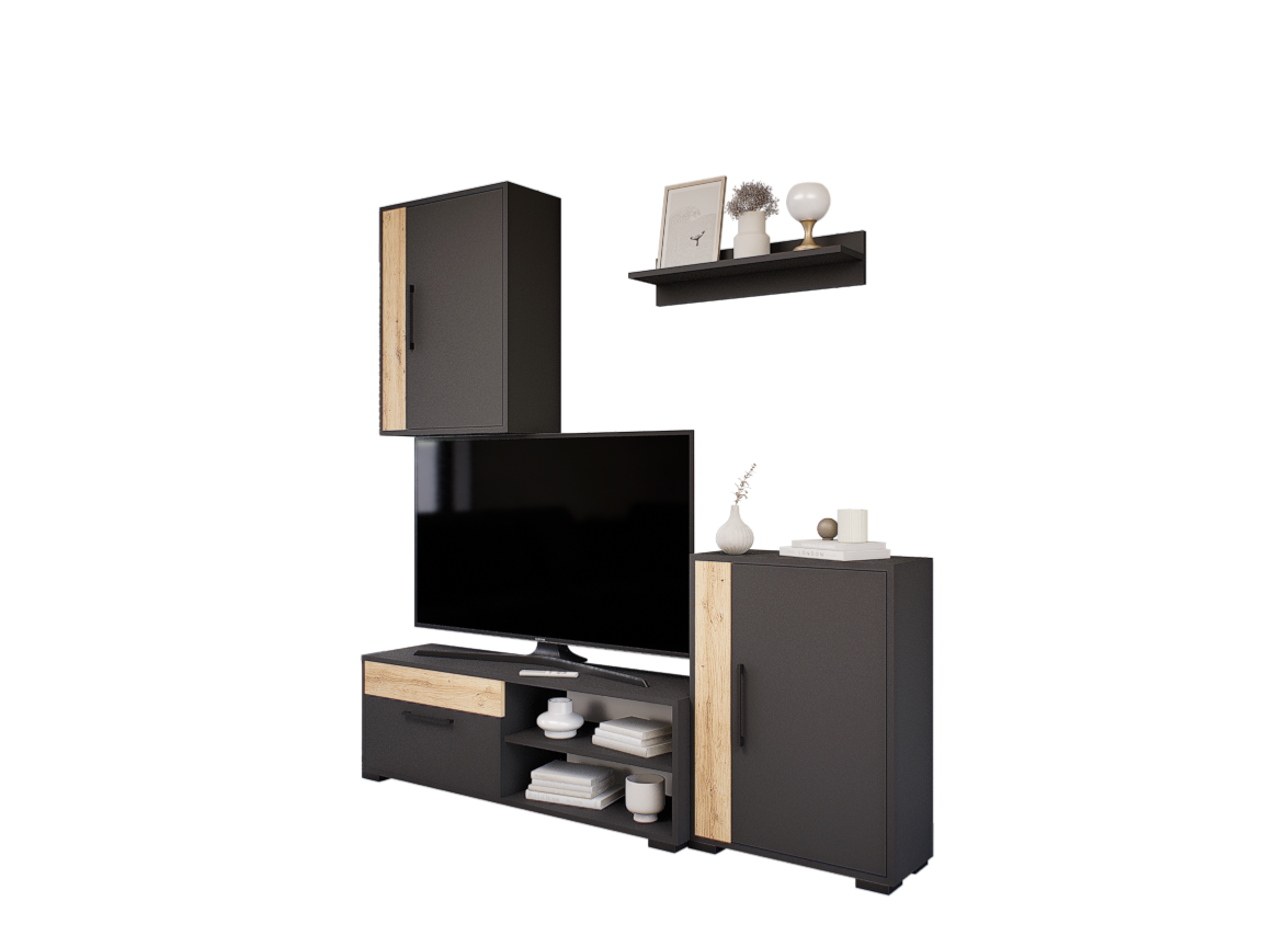 Levora szekrénysor (Antracit-Artisan) modern