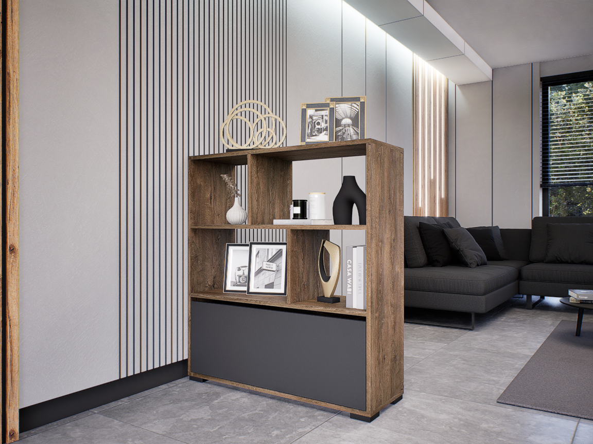 Solena Térelválasztó  (Bolzánó-Antracit) modern