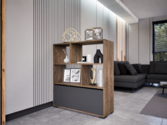 Solena Térelválasztó  (Bolzánó-Antracit) modern