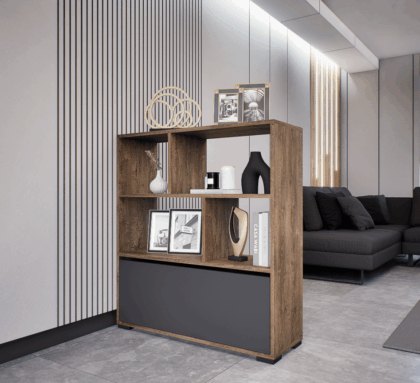 Solena Térelválasztó  (Bolzánó-Antracit) modern
