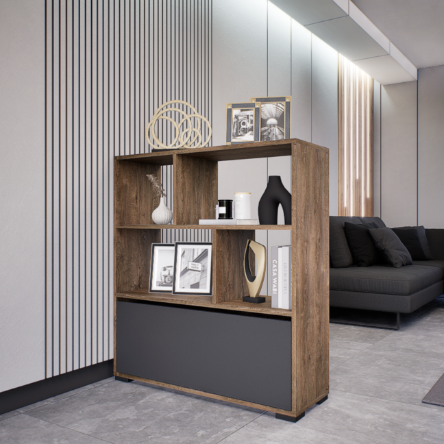 Solena Térelválasztó  (Bolzánó-Antracit) modern