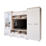 Essenza szekrénysor (Fehér Tölgy-Fehér) modern