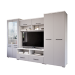 Essenza szekrénysor (Hófehér kőris-Láva szürke) modern