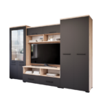 Essenza szekrénysor (Sonoma-Antracit) modern