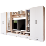 Montero szekrénysor (Sonoma-Fehér) modern