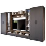 Montero szekrénysor (Bolzánó-Antracit) modern