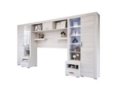 Luxara Áthidalós szekrénysor (Hófehér kőris) modern