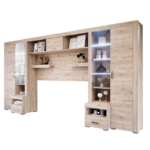 Luxara Áthidalós szekrénysor (Fehér Tölgy) modern