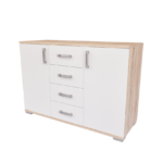 Astera Komód (Sonoma-Fehér) modern