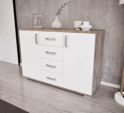 Astera Komód (Gotland-Fehér) modern