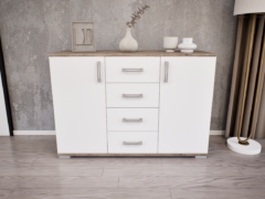 Astera Komód (Gotland-Fehér) modern