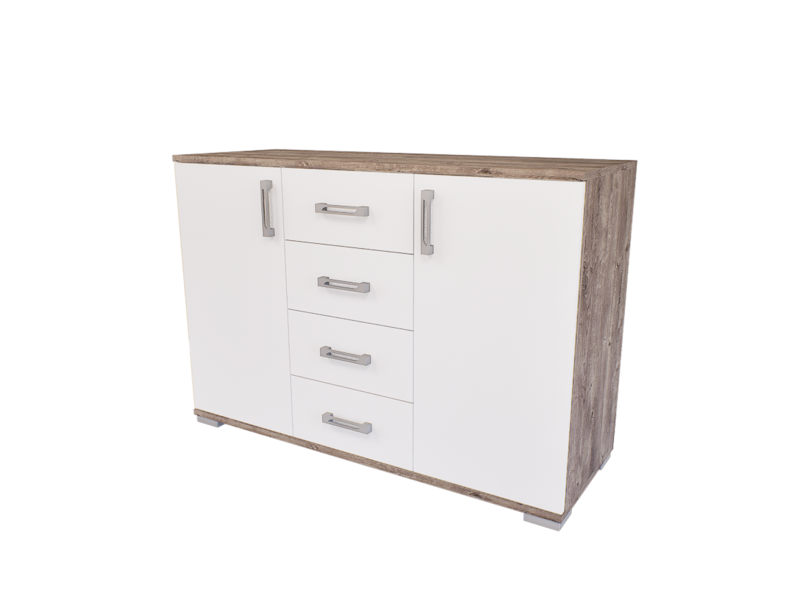 Astera Komód (Gotland-Fehér) modern