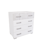 Belario Komód (Fehér-Hófehér kőris) modern