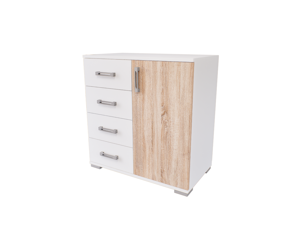 Madera Komód (Fehér-Sonoma) modern