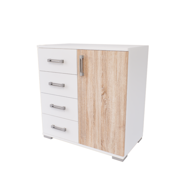 Madera Komód (Fehér-Sonoma) modern