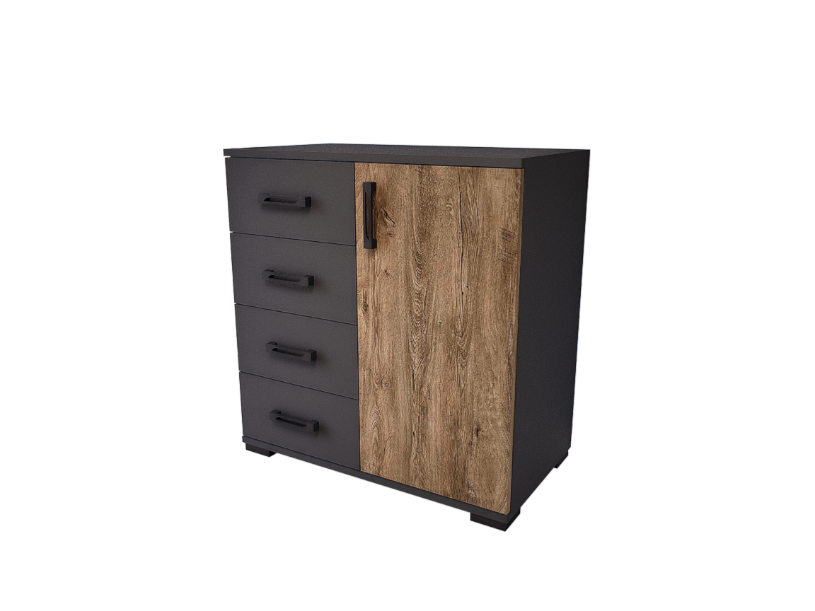 Madera Komód (Antracit-Bolzánó) modern