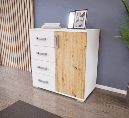 Madera Komód (Fehér-Artisan) modern