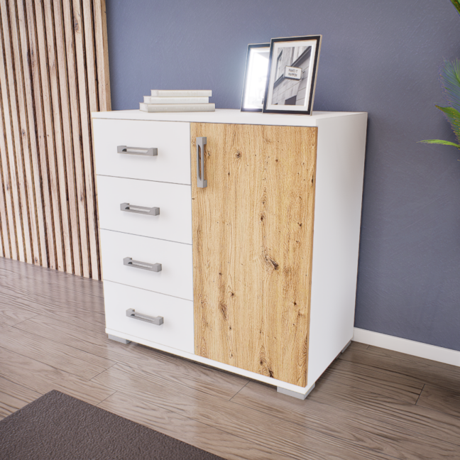 Madera Komód (Fehér-Artisan) modern