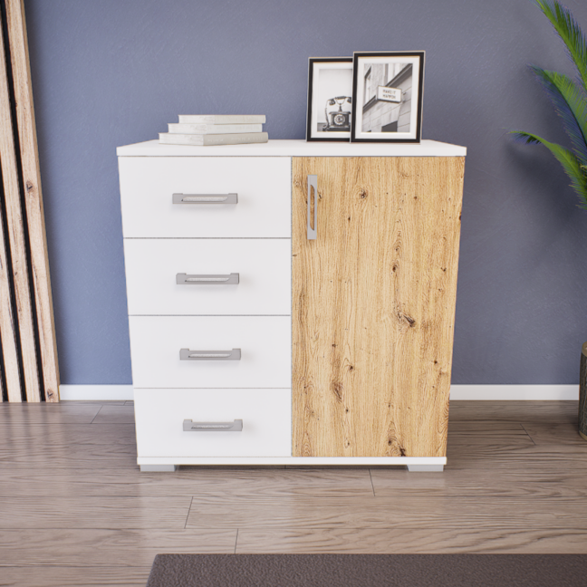 Madera Komód (Fehér-Artisan) modern