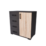 Madera Komód (Antracit-Sonoma) modern