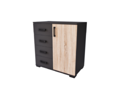 Madera Komód (Antracit-Sonoma) modern