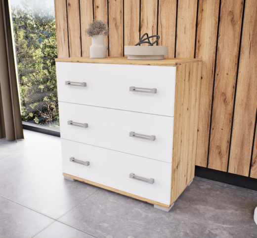 Vivaro Komód (Artisan-Fehér) modern