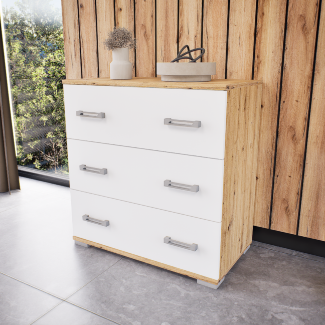 Vivaro Komód (Artisan-Fehér) modern