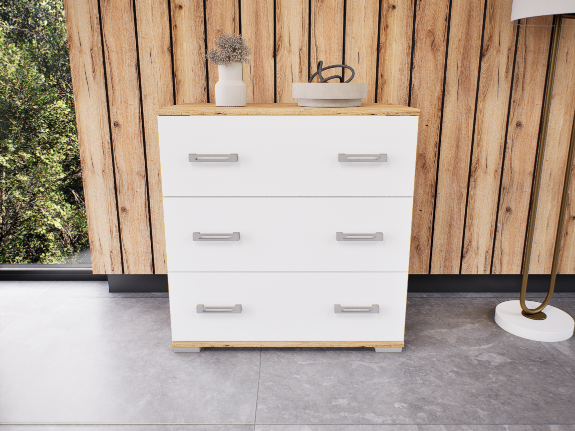 Vivaro Komód (Artisan-Fehér) modern