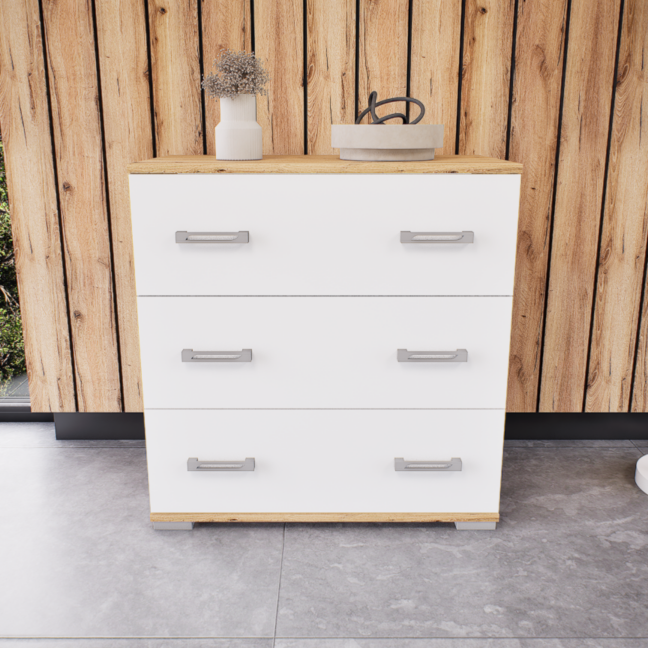 Vivaro Komód (Artisan-Fehér) modern