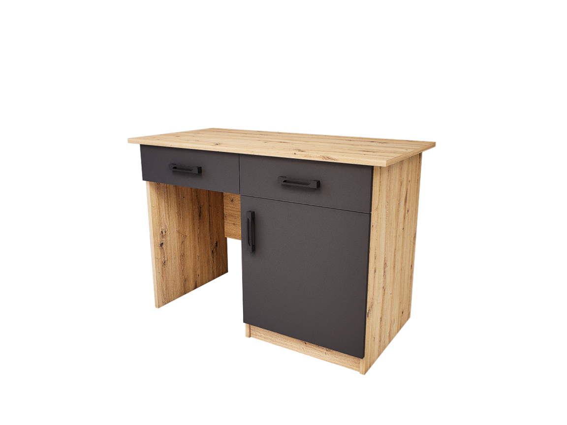 Nexor íróasztal (Artisan-Antracit) modern