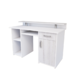 Quadro íróasztal (Fehér-Hófehér kőris) modern