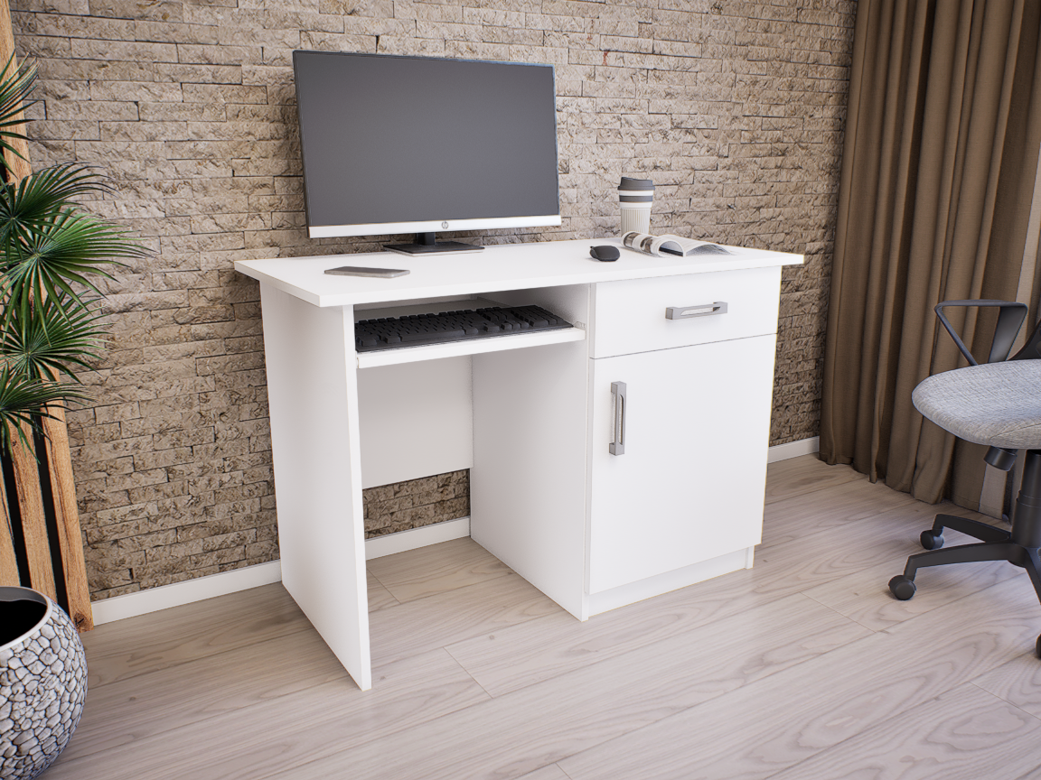 Typora íróasztal (Fehér) modern