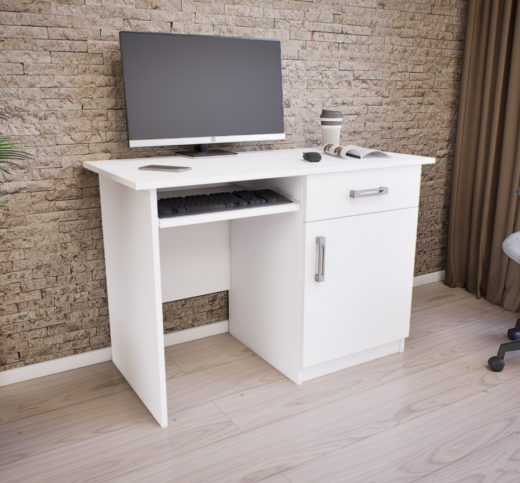 Typora íróasztal (Fehér) modern
